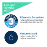 CeraVe FOAMING Face Cleanser, Gentle Face Wash with Hyaluronic Acid, Niacinamide, Ceramides