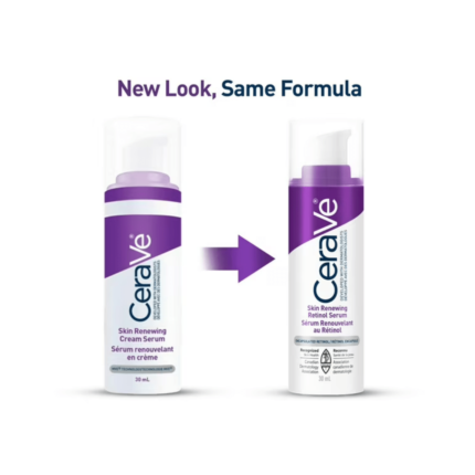 CeraVe Skin Renewing Retinol Serum for Face with niacinamide, hyaluronic acid & ceramides