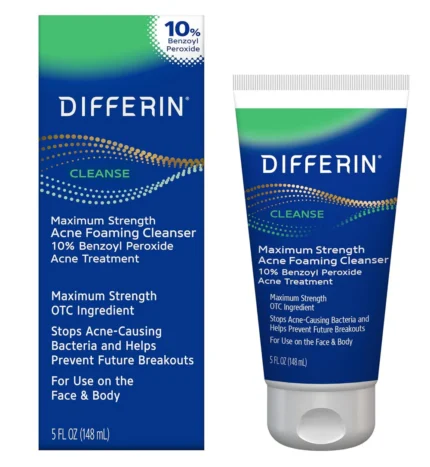 Differin Maximum Strength Acne Foaming Cleanser 148ml